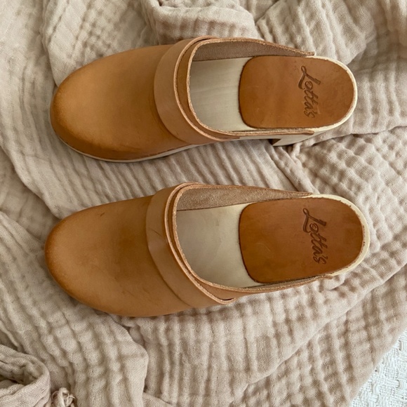 Lotta from Stockholm - Elsa High Heel Classic Clog Natural Leather - Picture 3 of 5